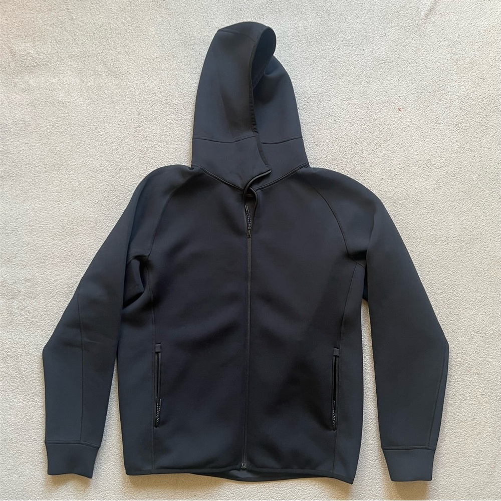 Uniqlo Hoodie Mens Large Black Ultra Stretch Dry Sweat Performance Sweatshirt